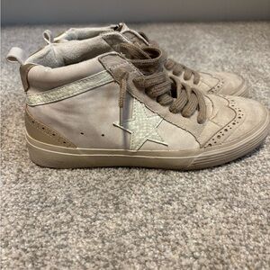 ShuShop Women's Sneakers - Beige and Cream